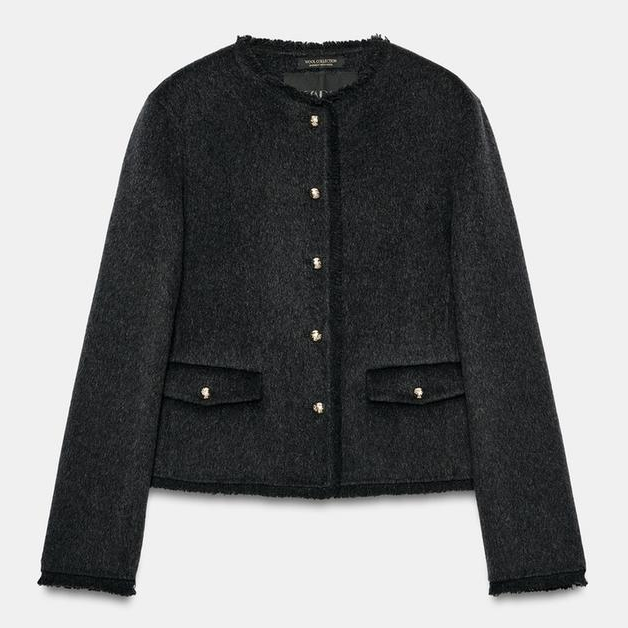 Zara, Wool Blend Blazer