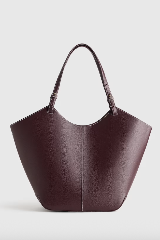 Quince, Medium Vittoria Leather Tote