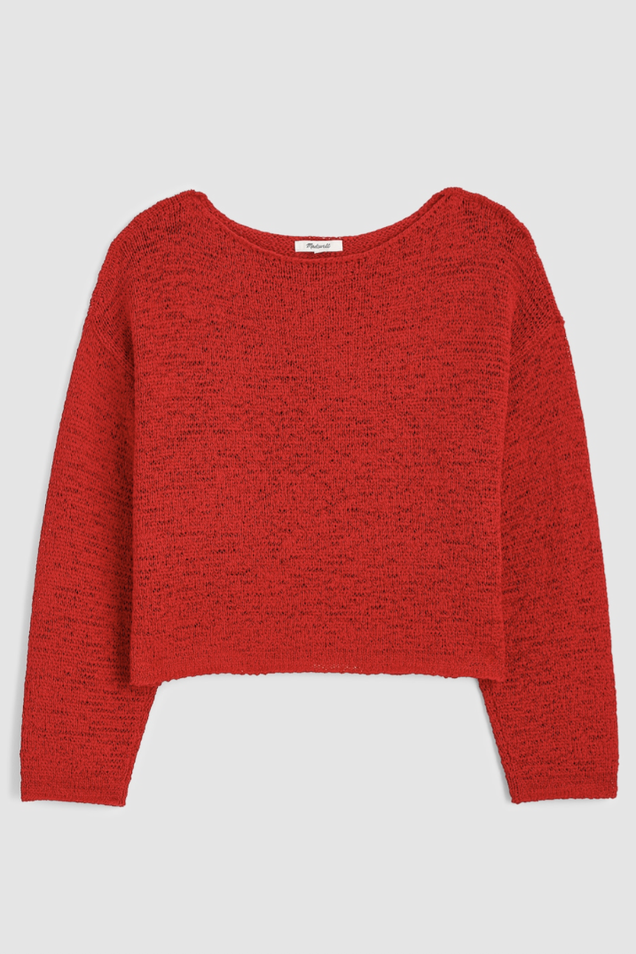 Madewell, Boatneck Pullover Sweater