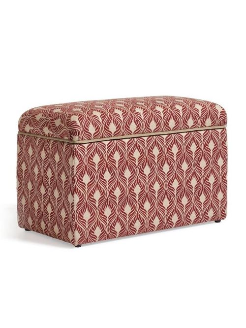 Carena Ghini Feathers Linen Upholstered Trunk