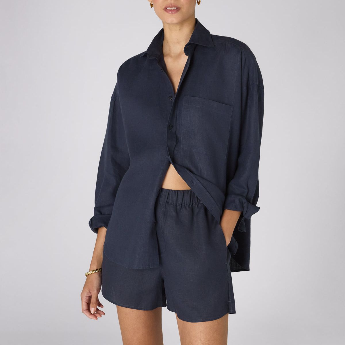 The Set: Hemp Navy Shirt &amp;amp; Boxer