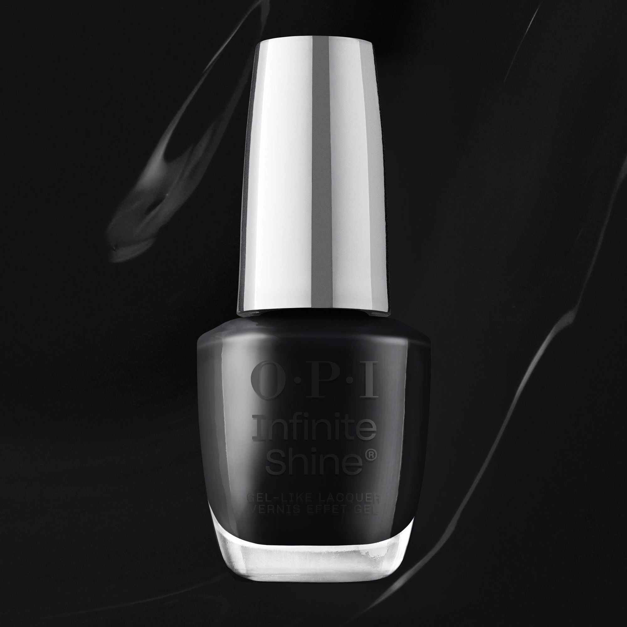 Lady in Black Nail Polish