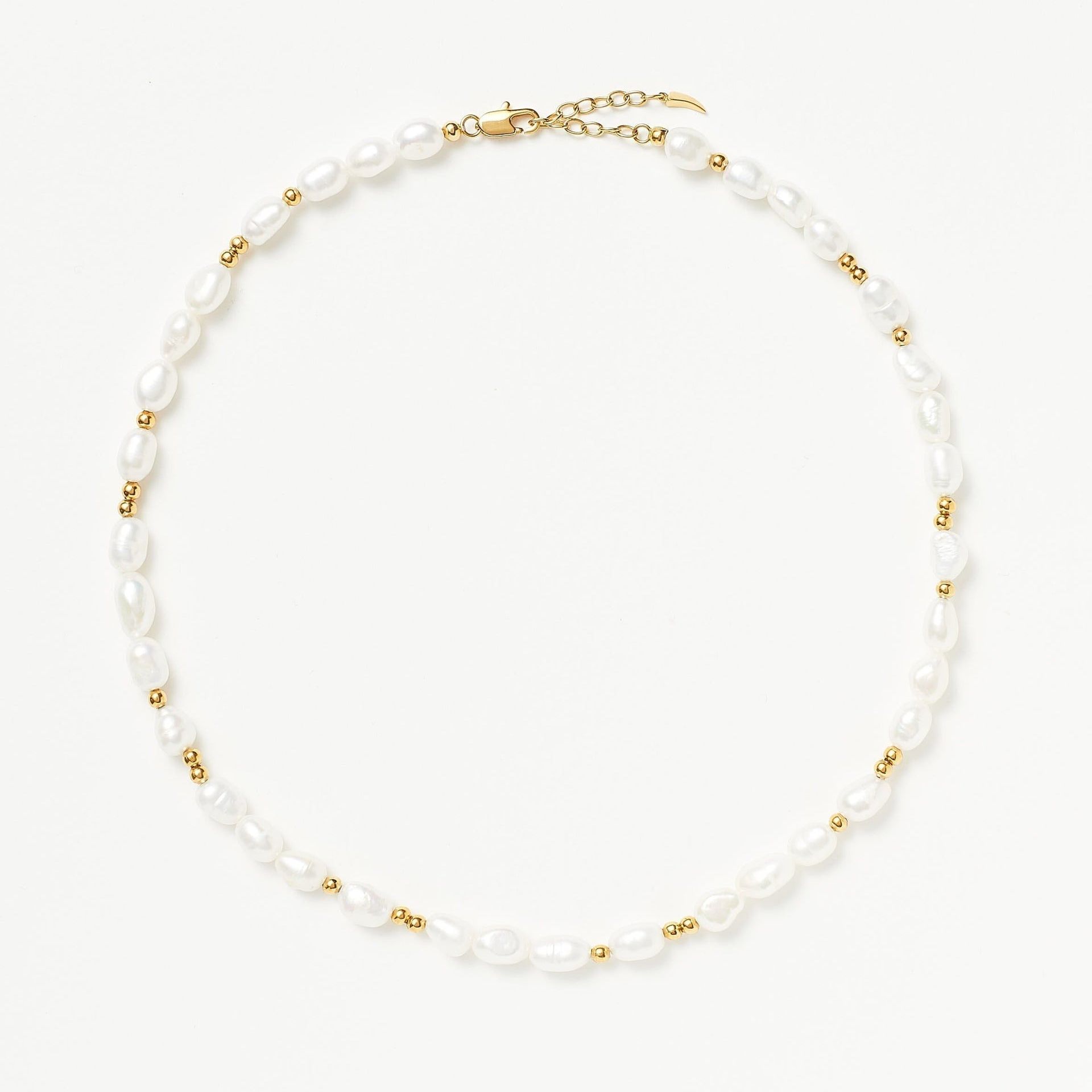 Pearl Choker - 18ct Gold Plated/pearl