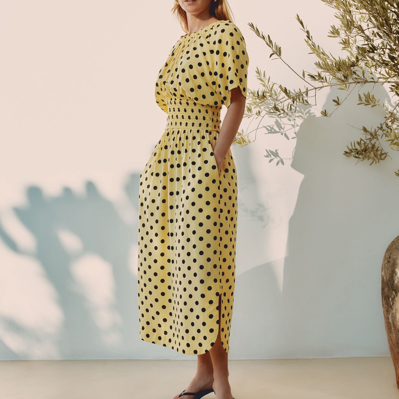 Iconic Yellow Spot Dress - 8