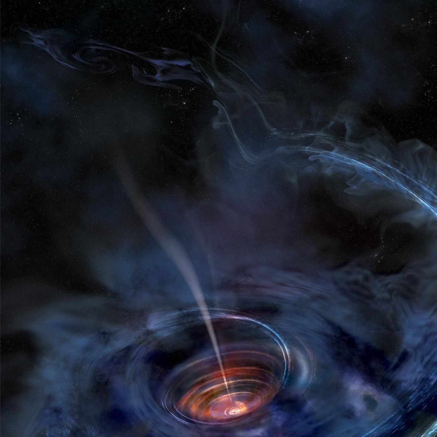 Sleeping Giant Black Hole Awoken By Doomed Star | Space