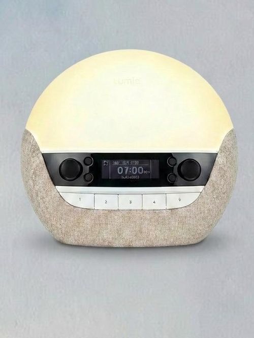Lumie Bodyclock Luxe 700fm | Wake-Up Light With Fm Radio, Bluetooth Speakers, Sunrise/sunset Features and Low-Blue Light for Sleep