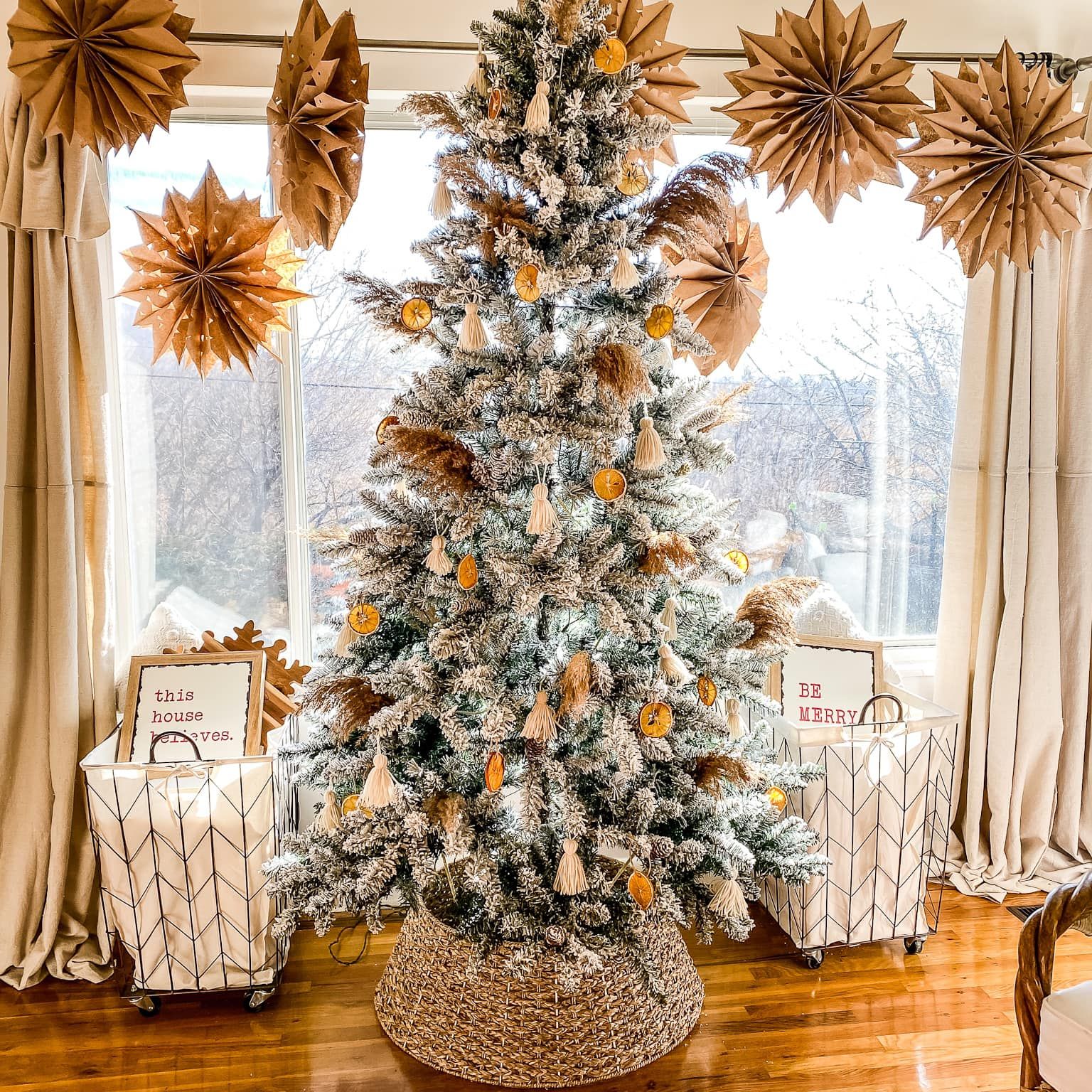 Étoile De Sapin De Noël Pailletée - Topper Vintage Brillant - Décoration Intérieure/extérieure - 35x30 Cm - 6