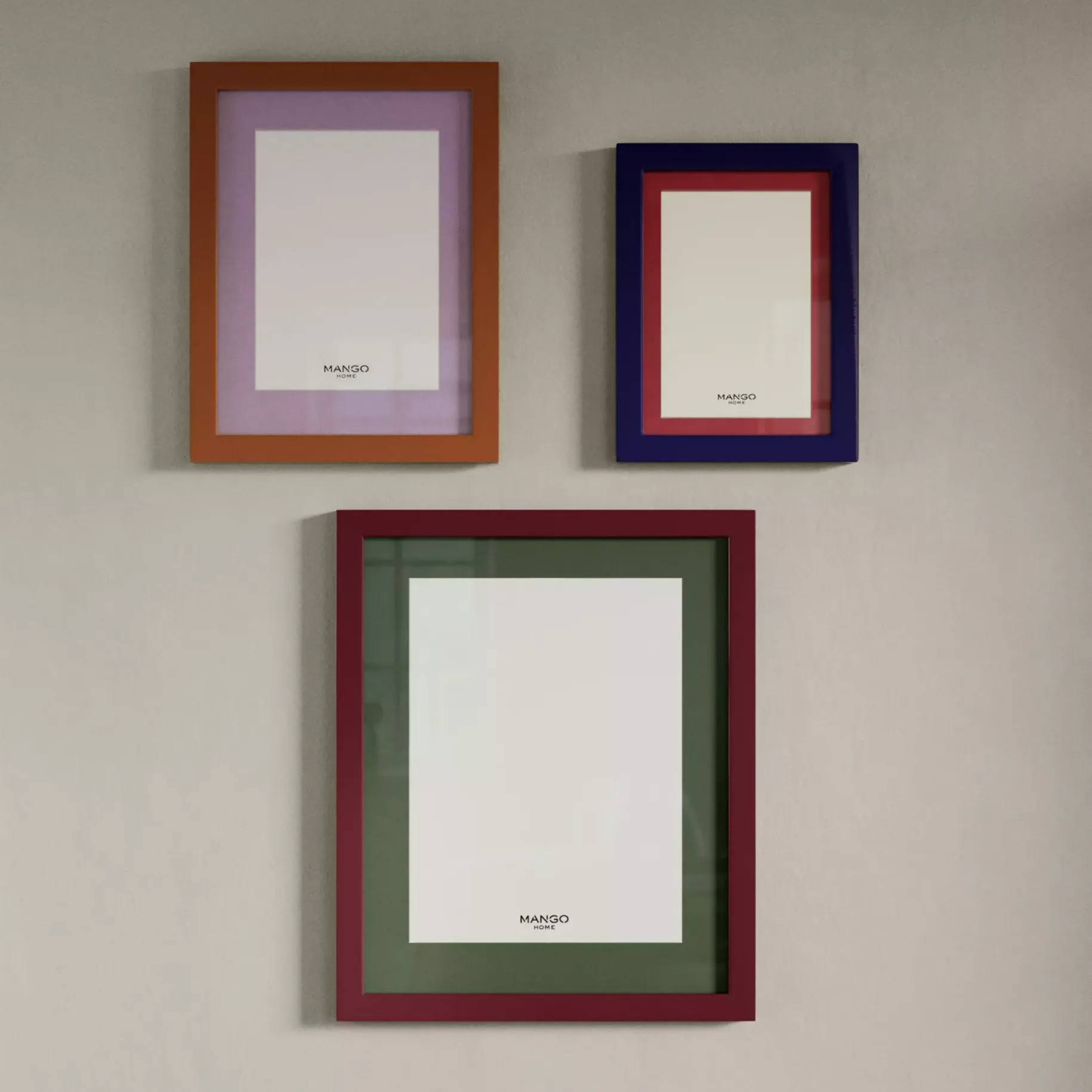 Large Two-Tone Photo Frame - Home | Mango United Kingdom