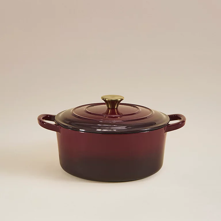 George Home, Burgundy Cast Iron Stockpot