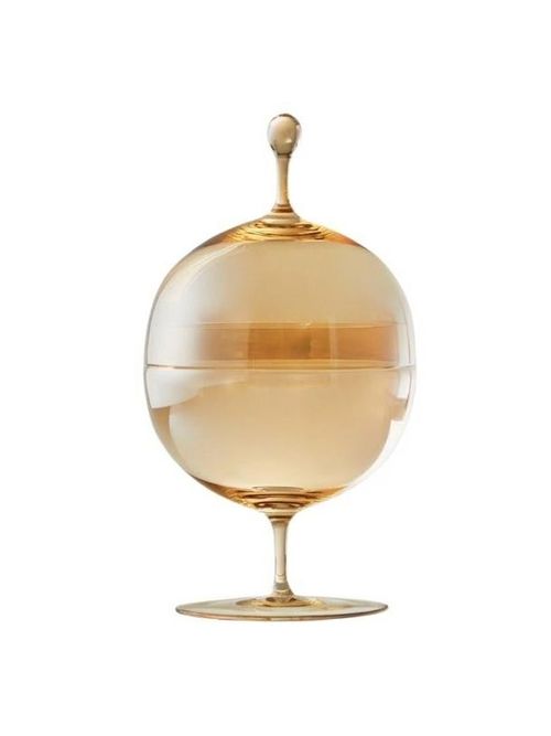 Hand-Blown Crystal Candy Dish 