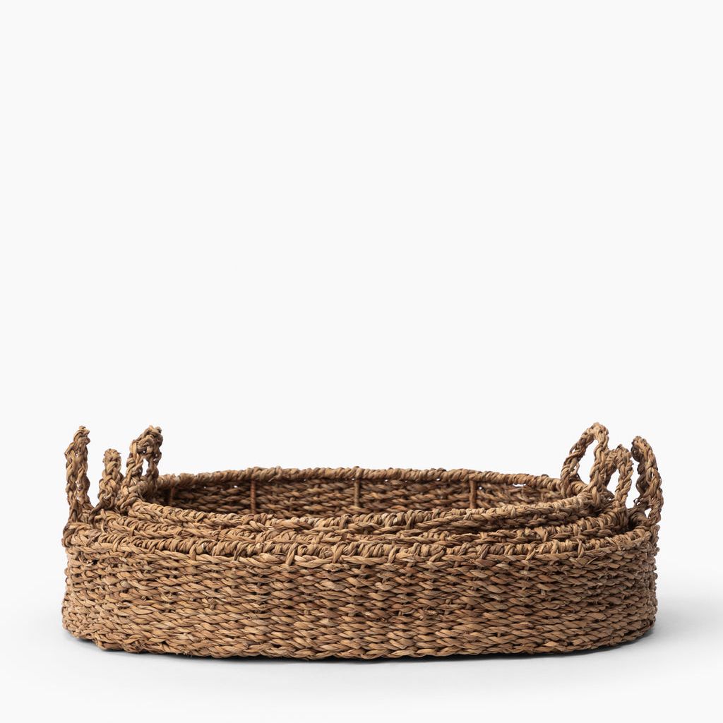 Seagrass Oval Tray