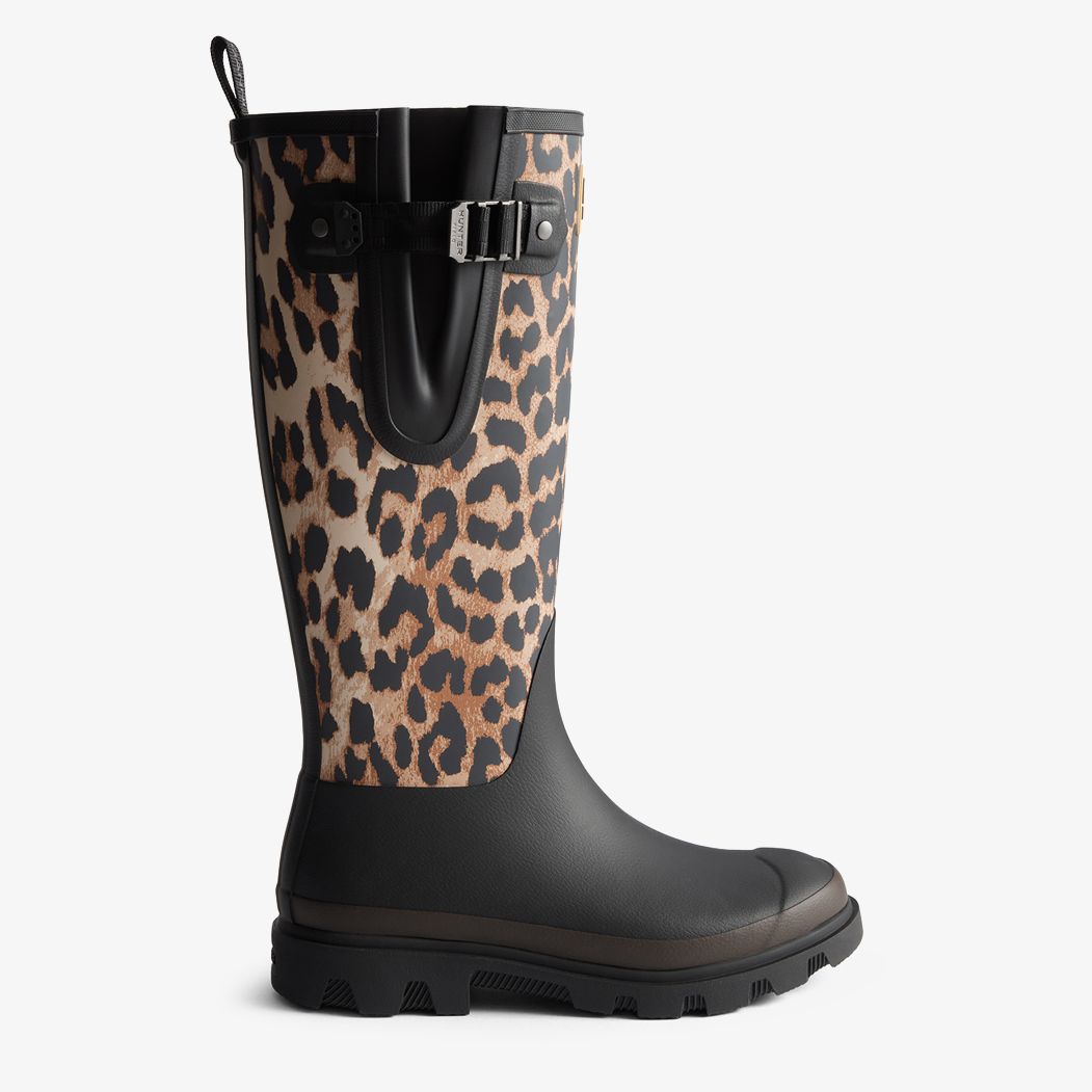 Downpour Tall Boots in Leopard
