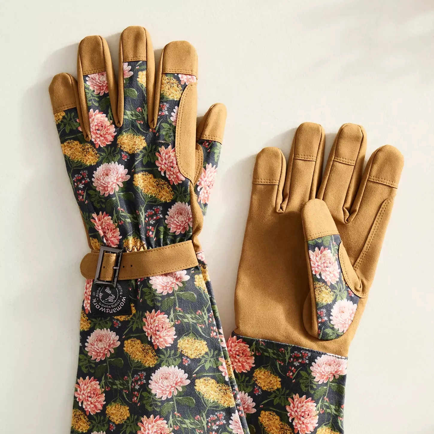 Floral gloves