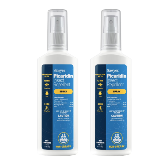 Bottles of picaridin spray