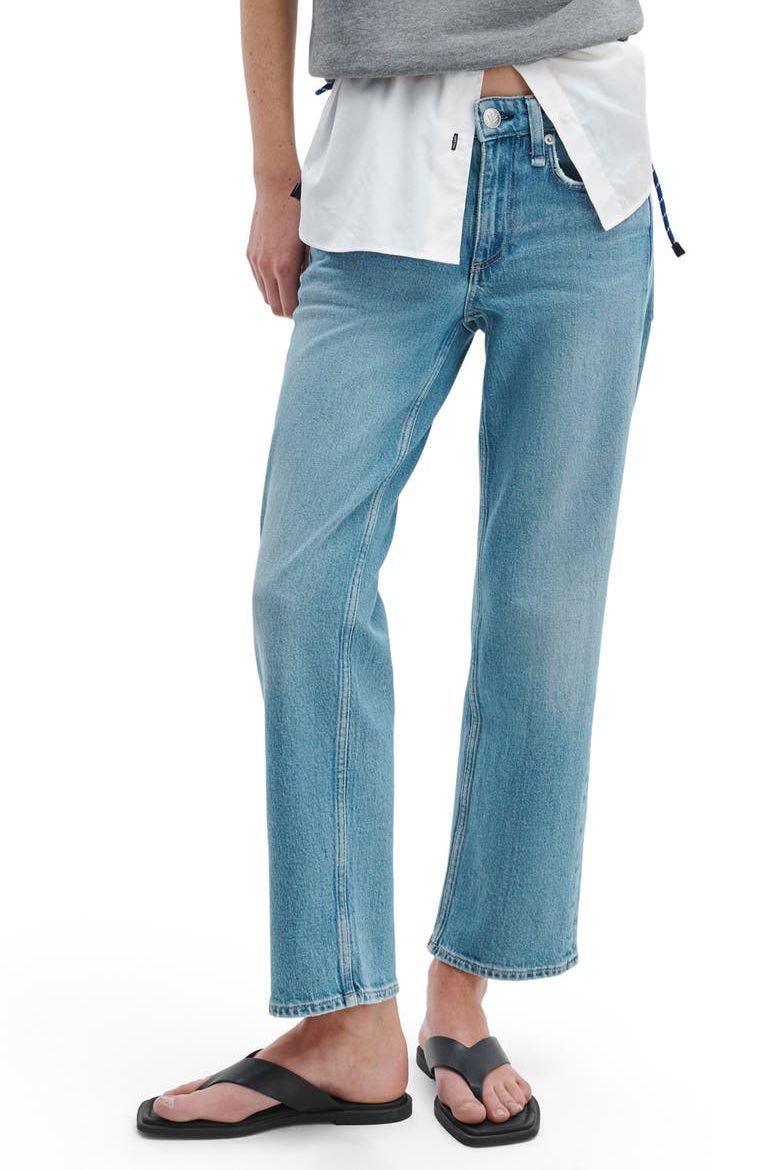 Harlow Low Rise Ankle Straight Leg Jeans