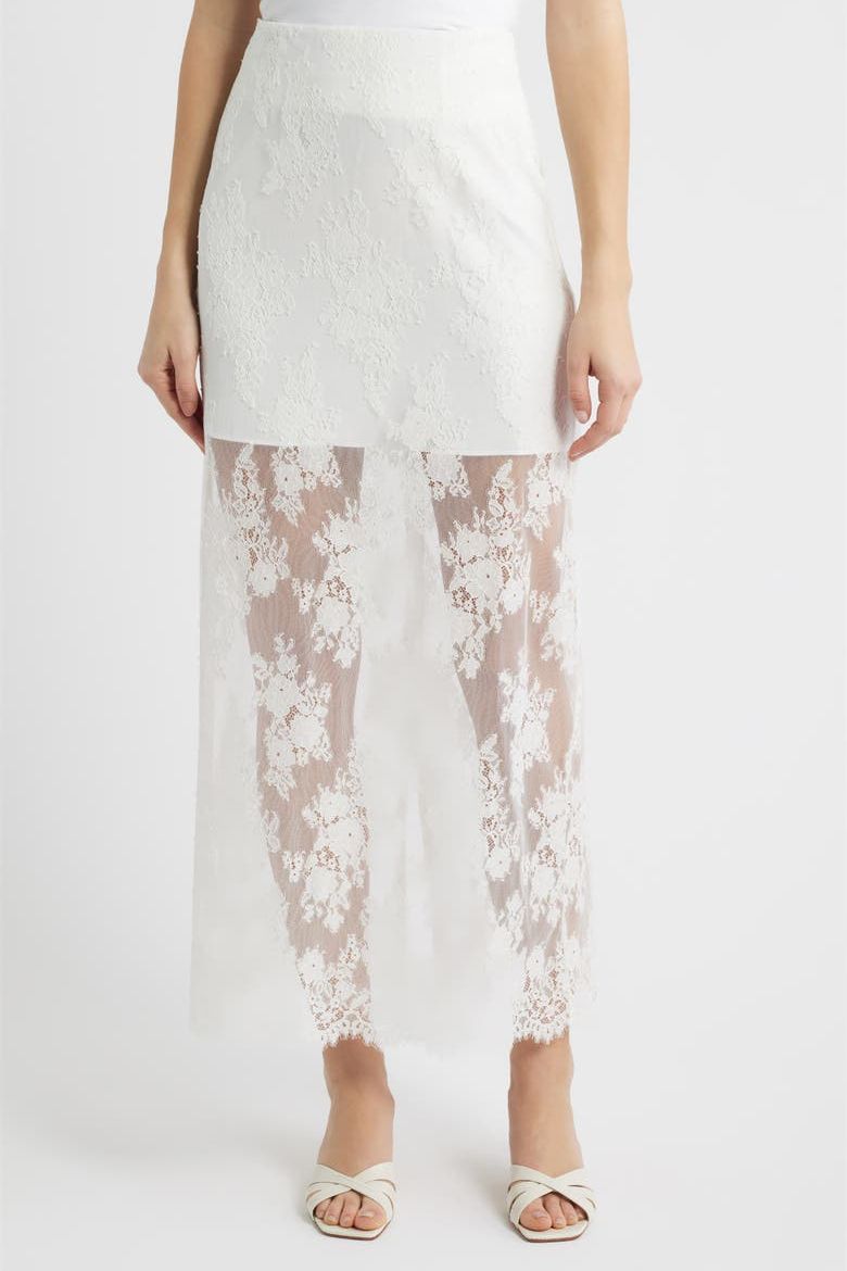 The Olympia Lace Maxi Skirt