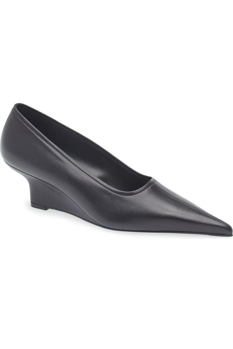 Pointed Toe Wedge Pump