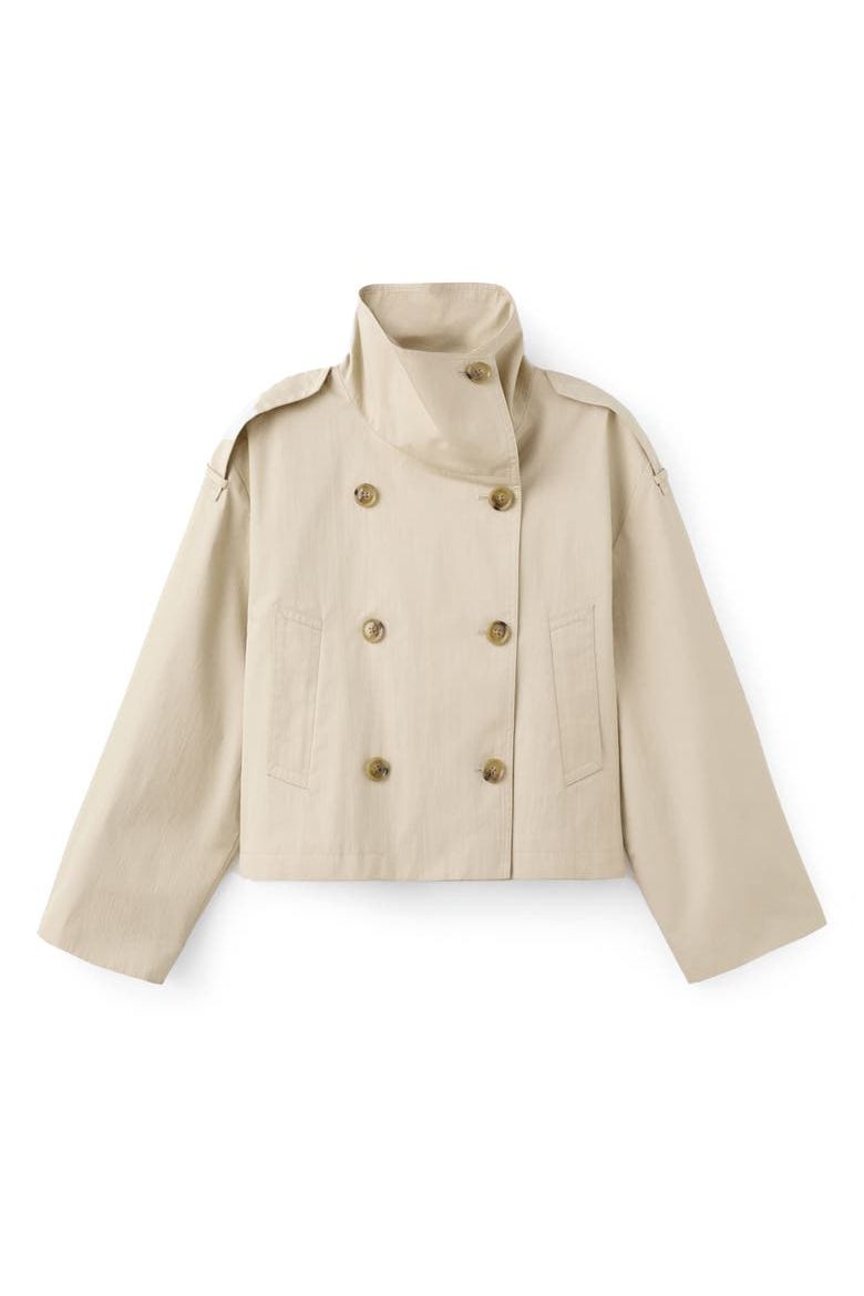 Crop Trench Jacket