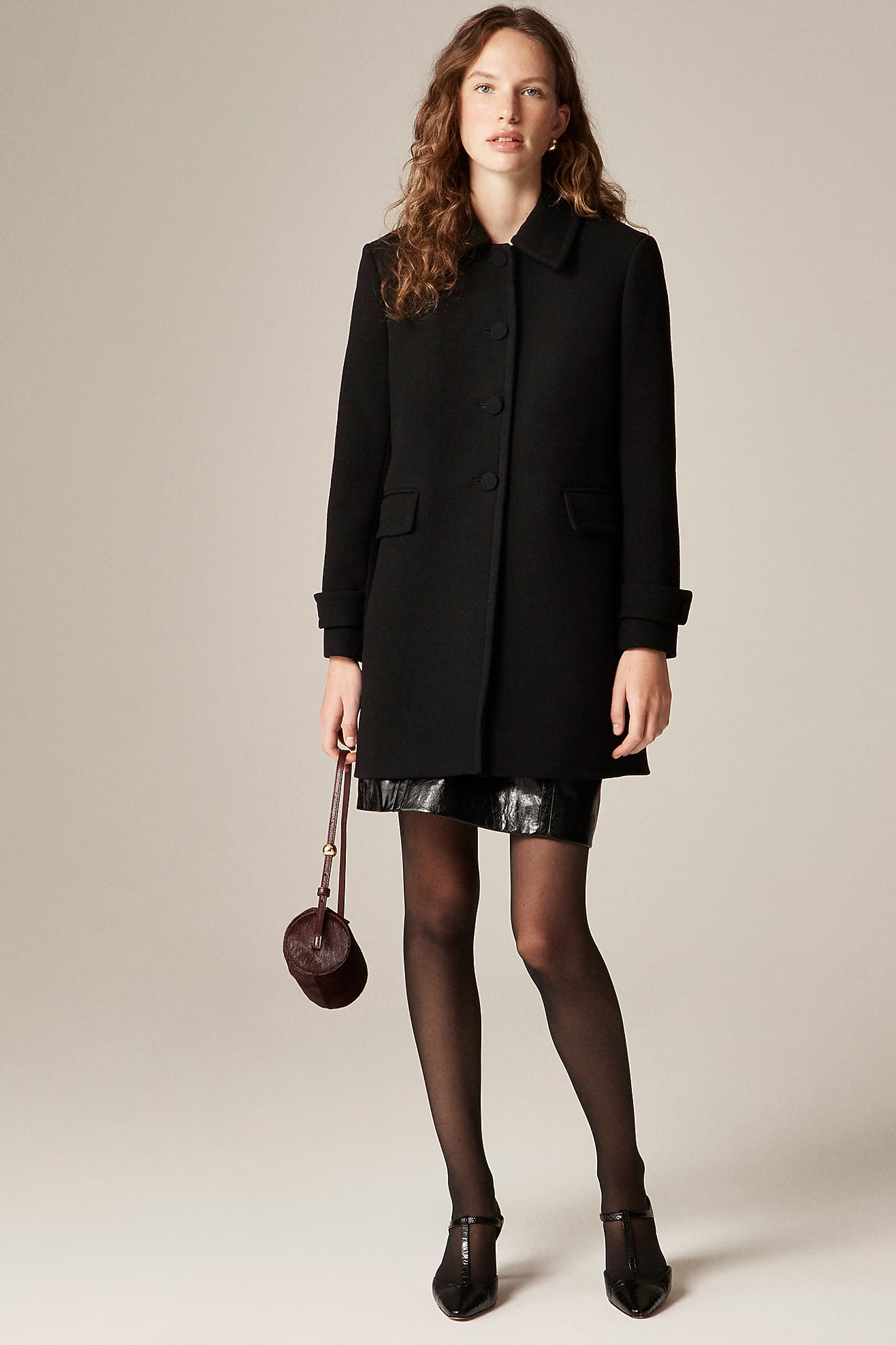 J.Crew, Salon Coat in Italian Double-Cloth