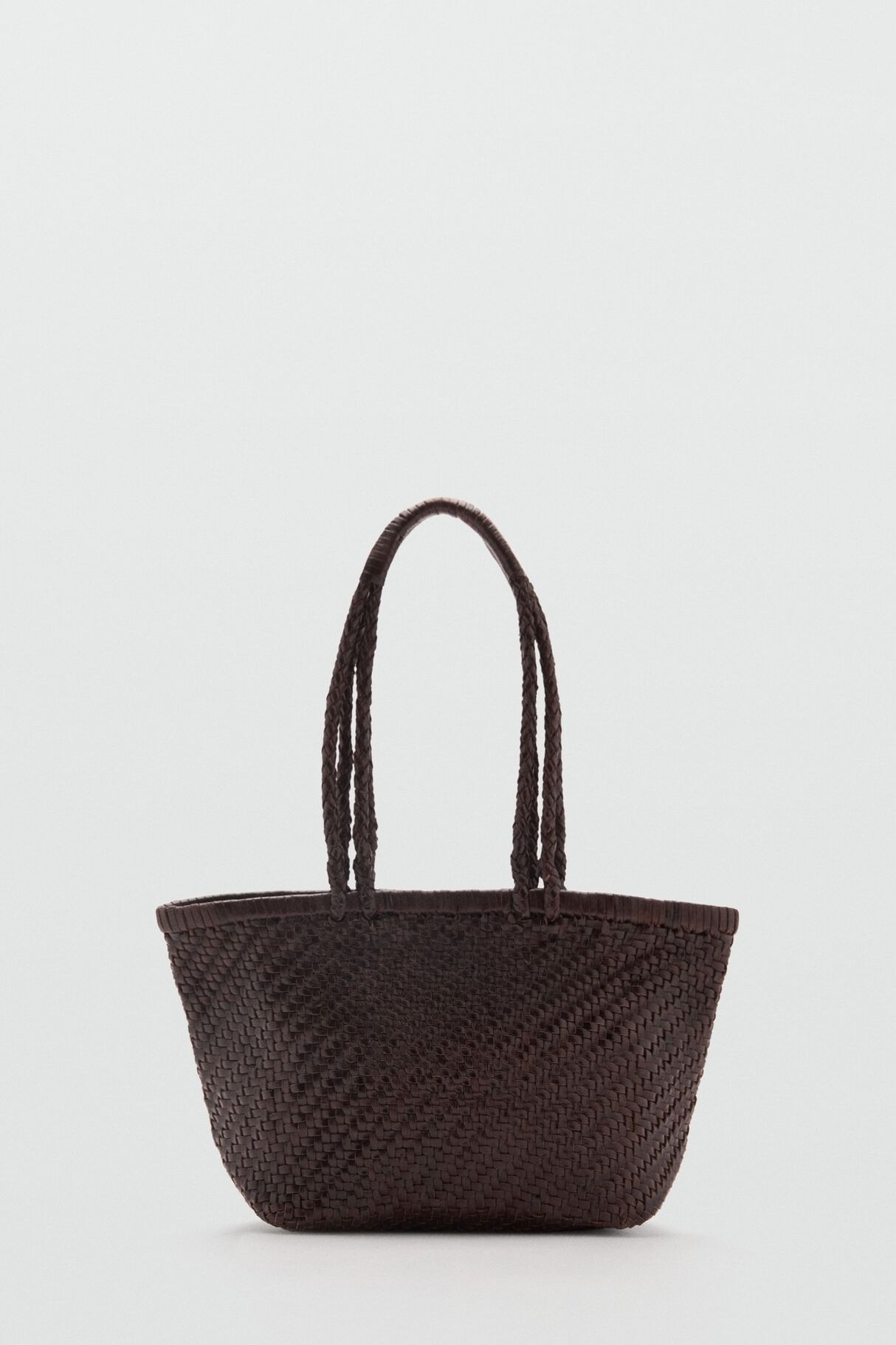 MANGO, Medium Braided Leather Bag (Was $250)