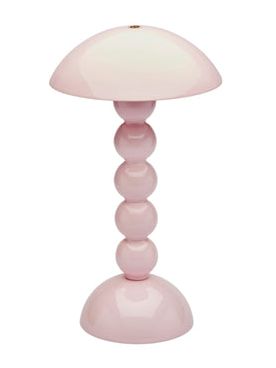 Pale Pink Lacquer Rechargeable Bobbin Led Lamp