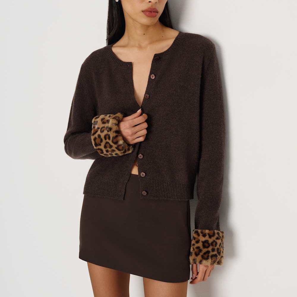 Clara Cashmere Crew Cardigan