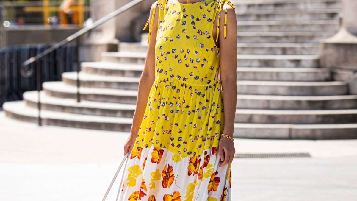 I See This Topshop Dress as Often as That Zara Spotty Midi | Who What Wear I See This Topshop Dress as Often as That Zara Spotty Midi | Who What Wear