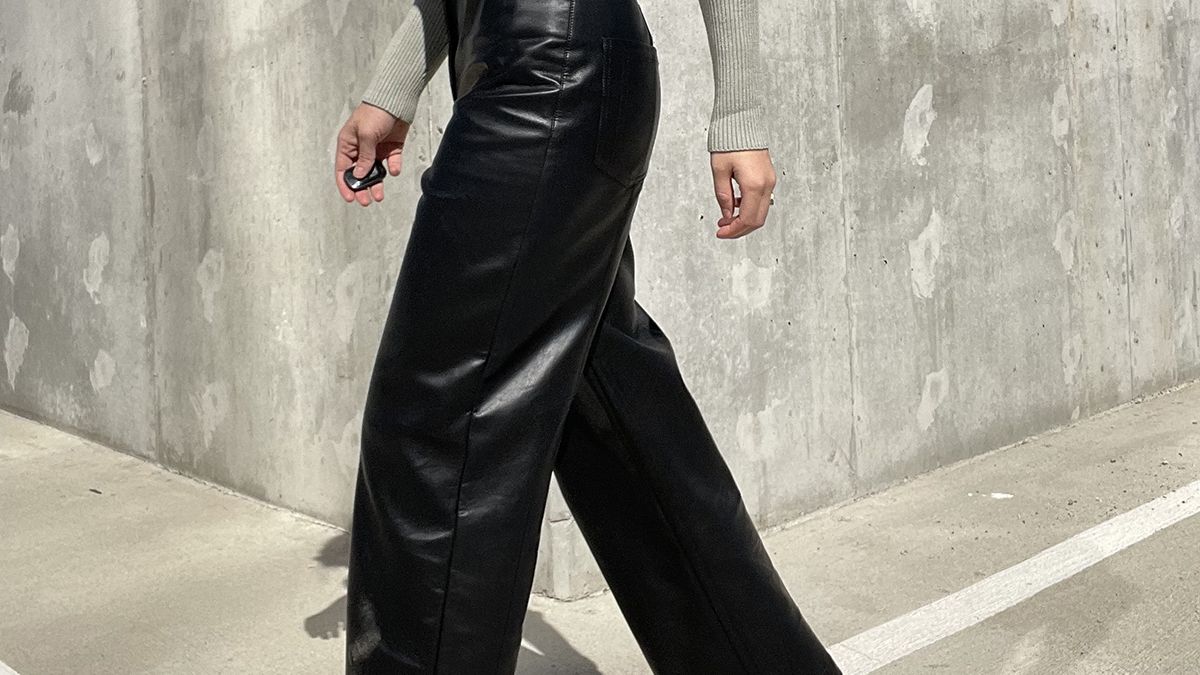 We Designed the Most Expensive-Looking Faux-Leather Pants | Who 