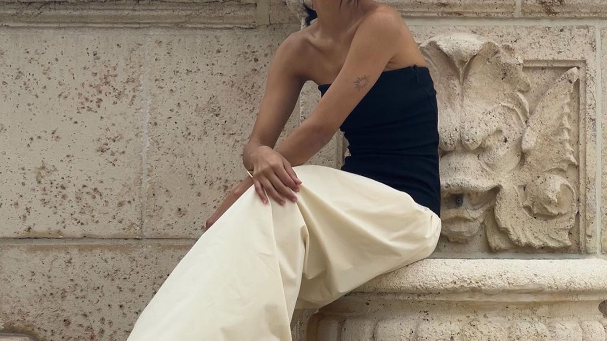 dress that flares out at bottom Satin Fit and Flare Backless Dress
