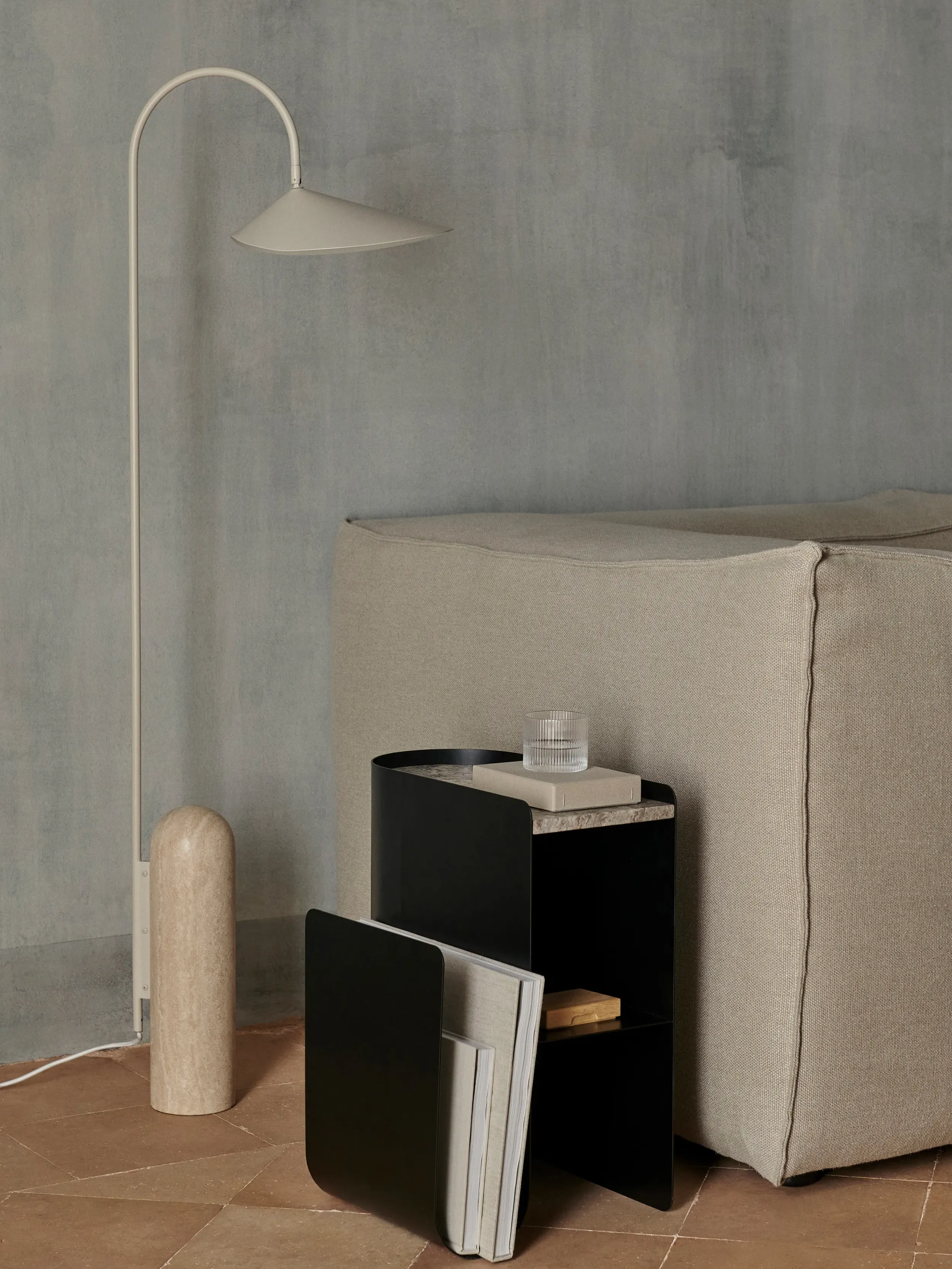 Ferm Living, Vault Side Table 40,2x33,4x50 Cm, Black