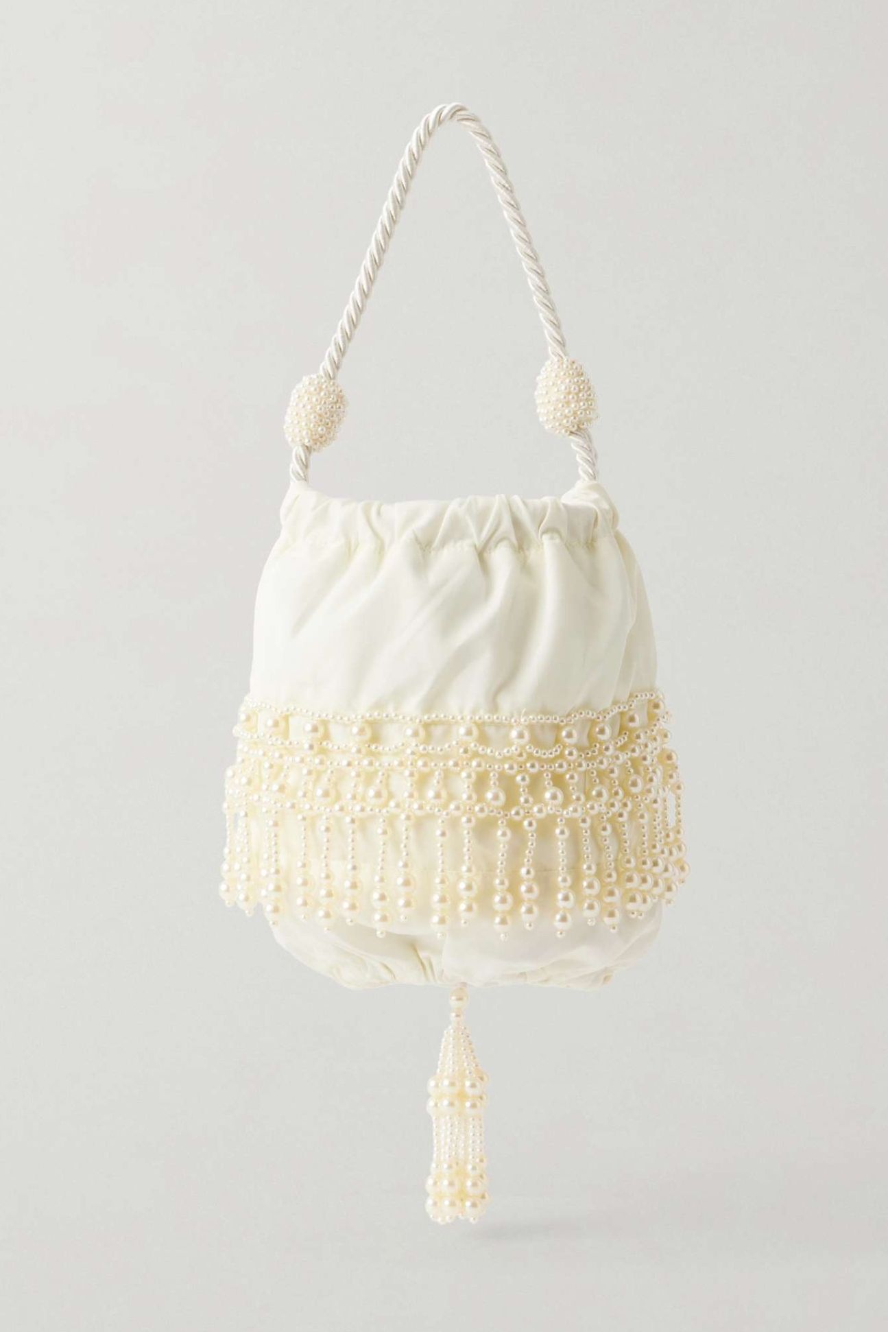 Carlotta Bead-Embellished Shell Clutch