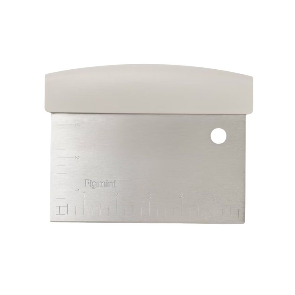 Bench scraper with gray handle