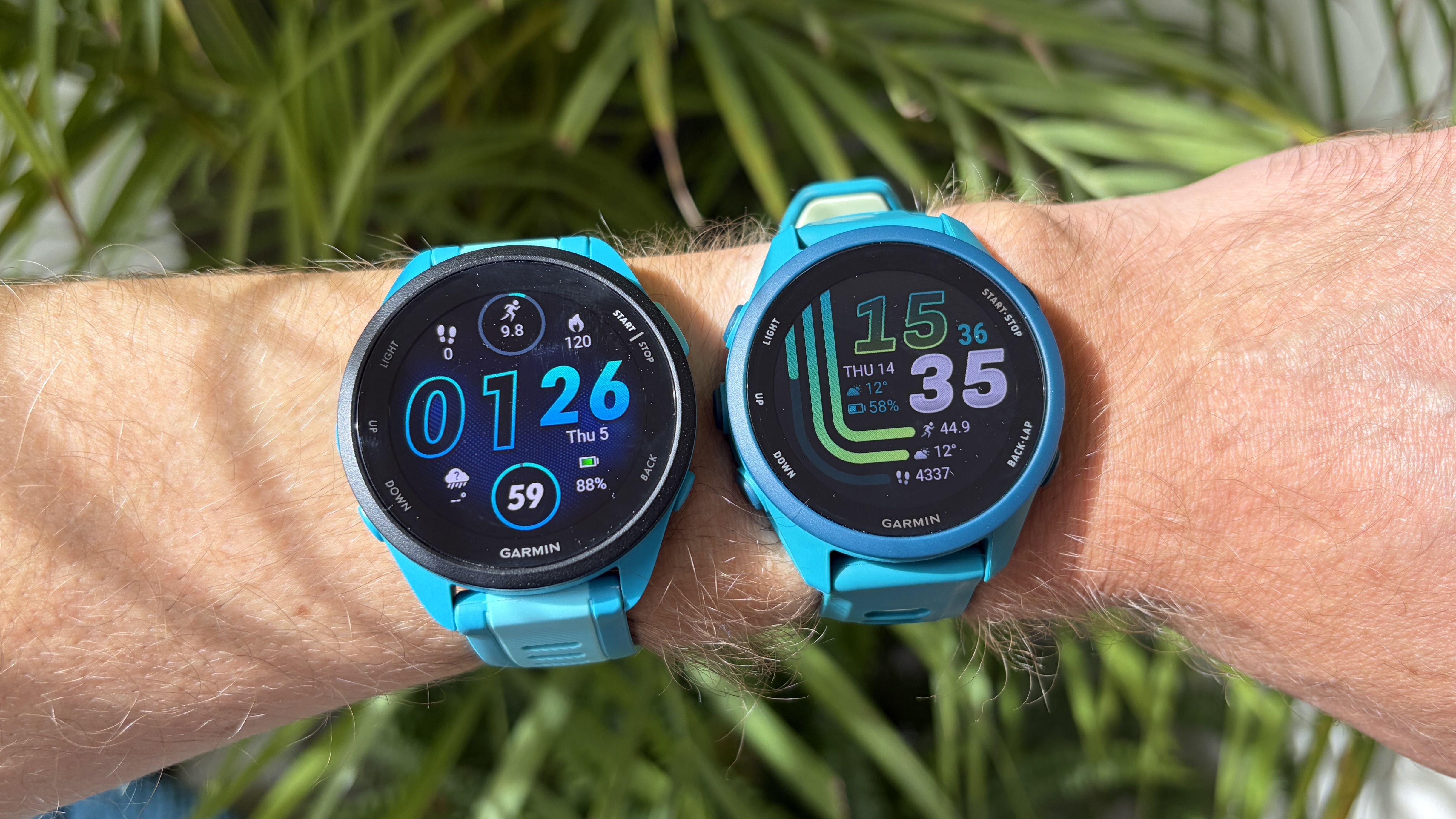 Garmin Forerunner 165 vs Garmin Forerunner 170