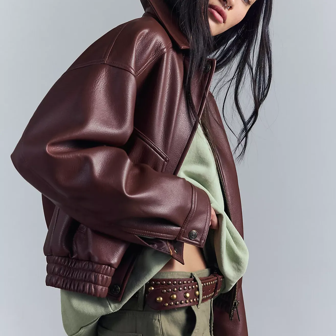 We the Free Farley Vegan Bomber Jacket