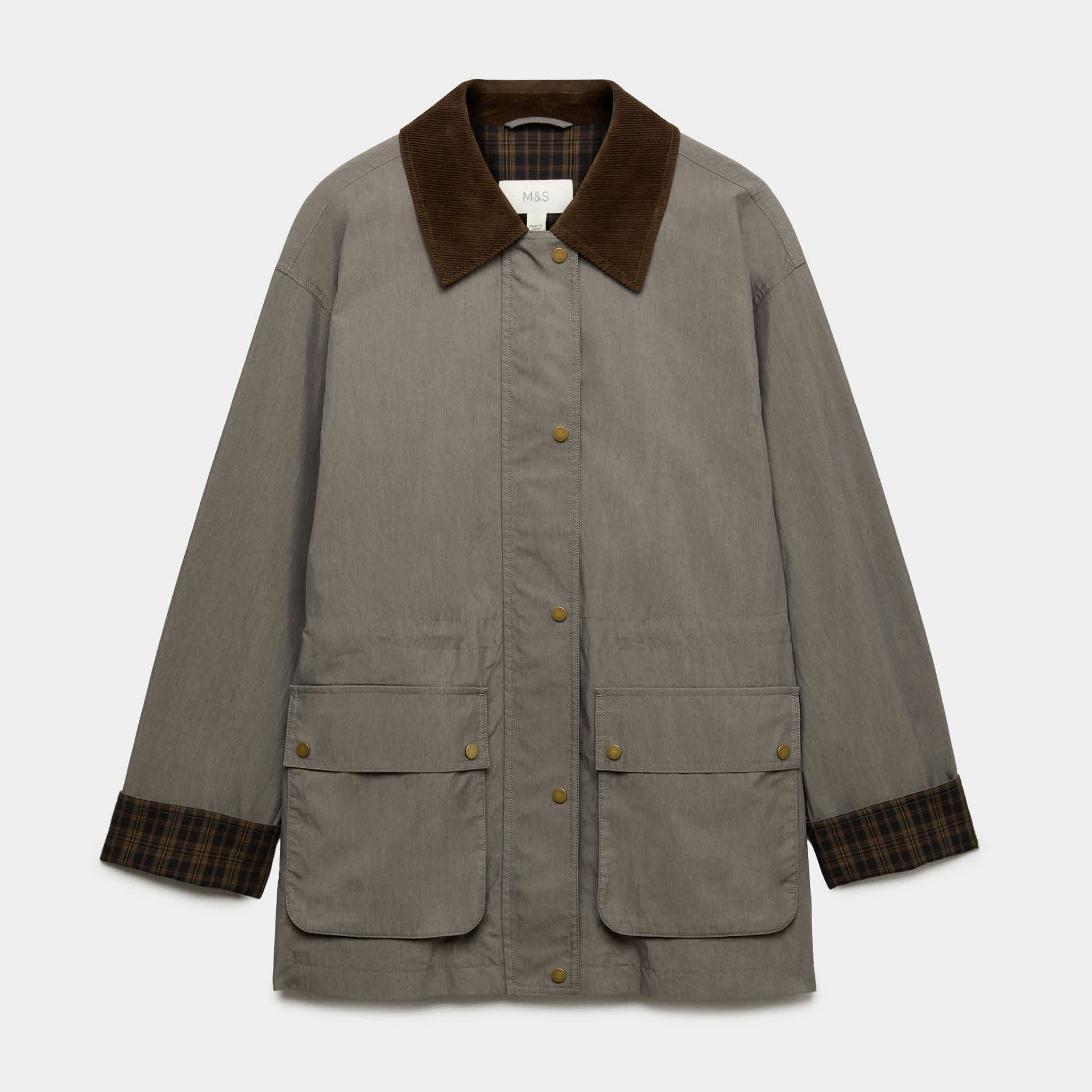 Cotton Rich Collared Barn Jacket