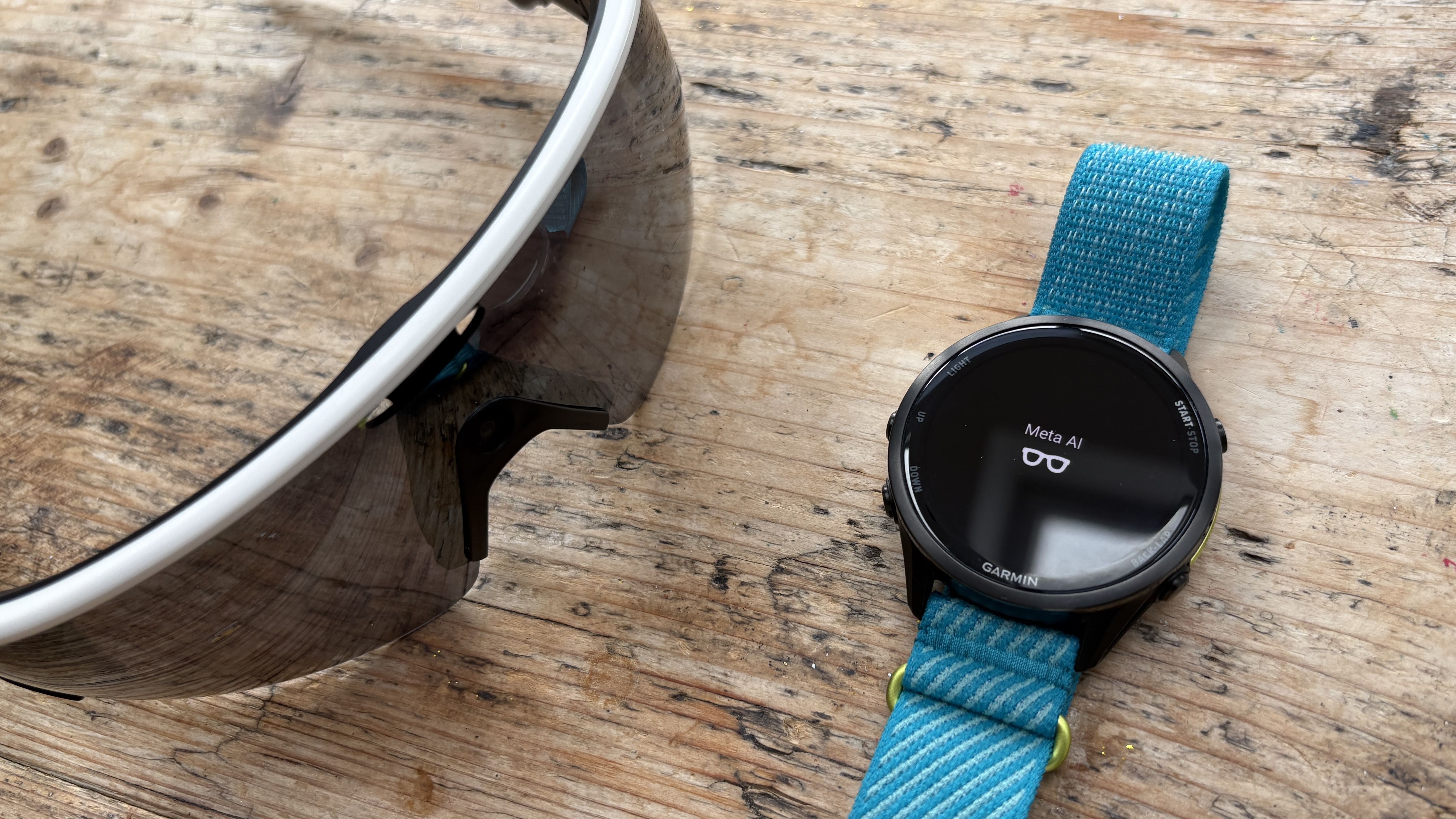 Oakley Meta Vanguard and Garmin Forerunner 970