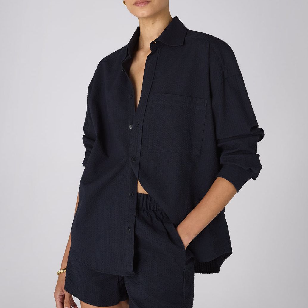 The Weekend: Seersucker, Navy