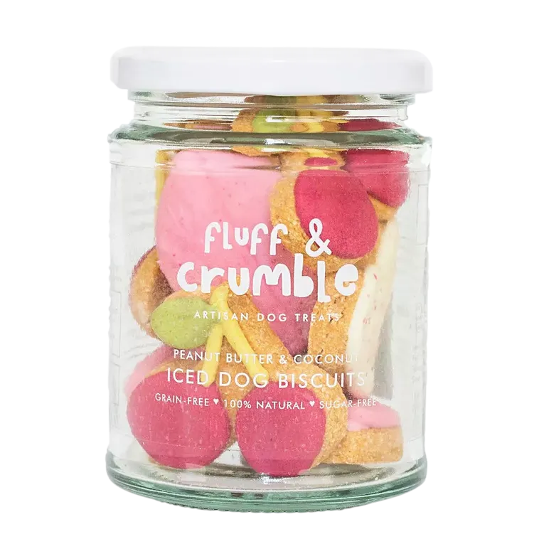 Fluff &amp;amp; Crumble Valentine's Day Dog Biscuits