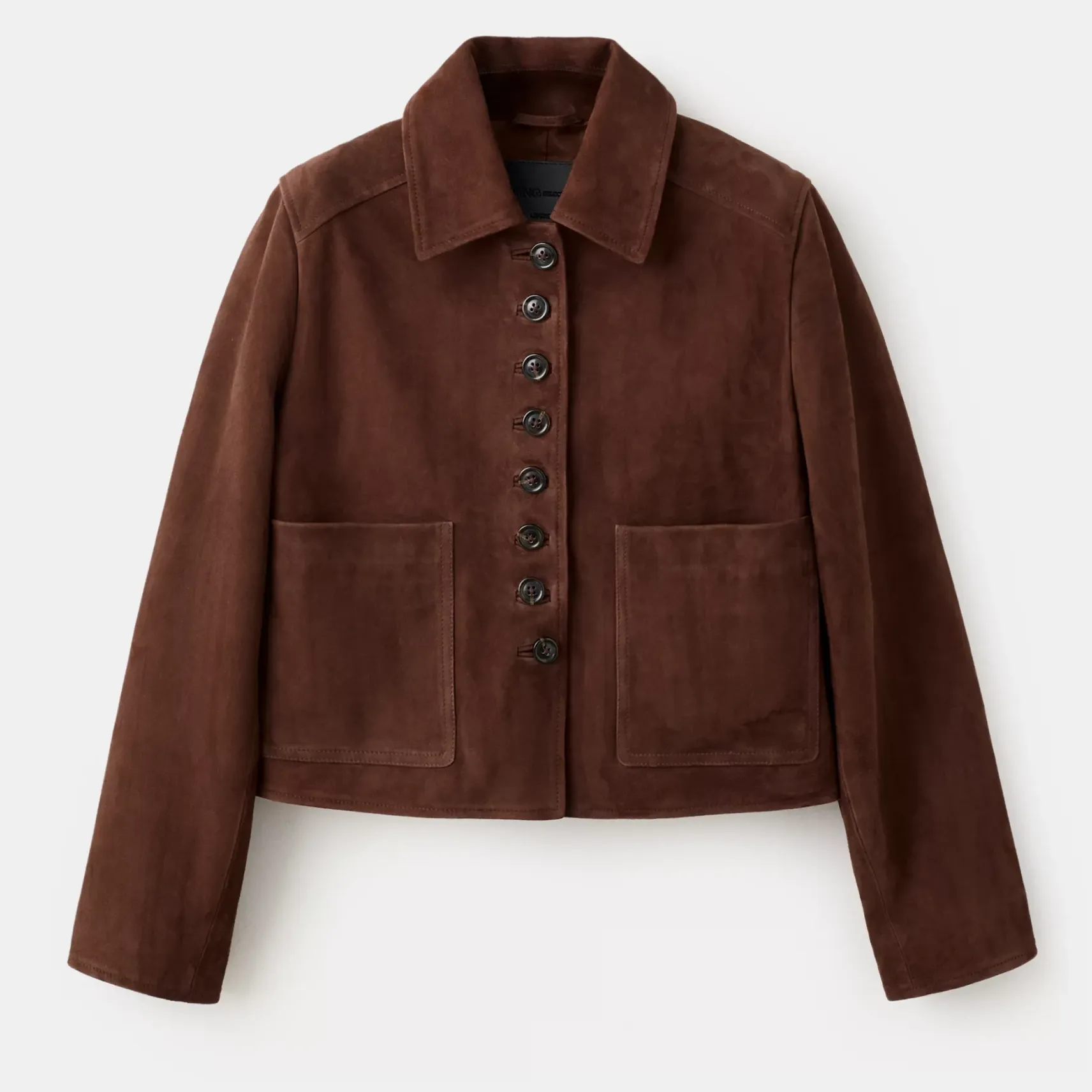 Suede Jacket With Buttons - Women | Mango United Kingdom