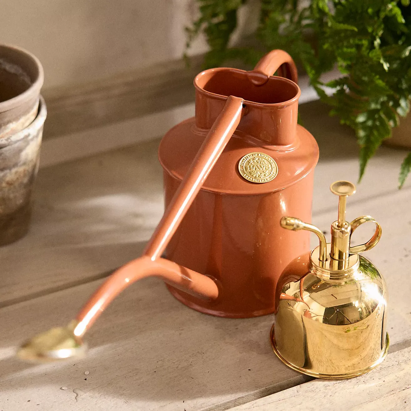 Haws Rowley Ripple Watering Can + Mister Gift Set