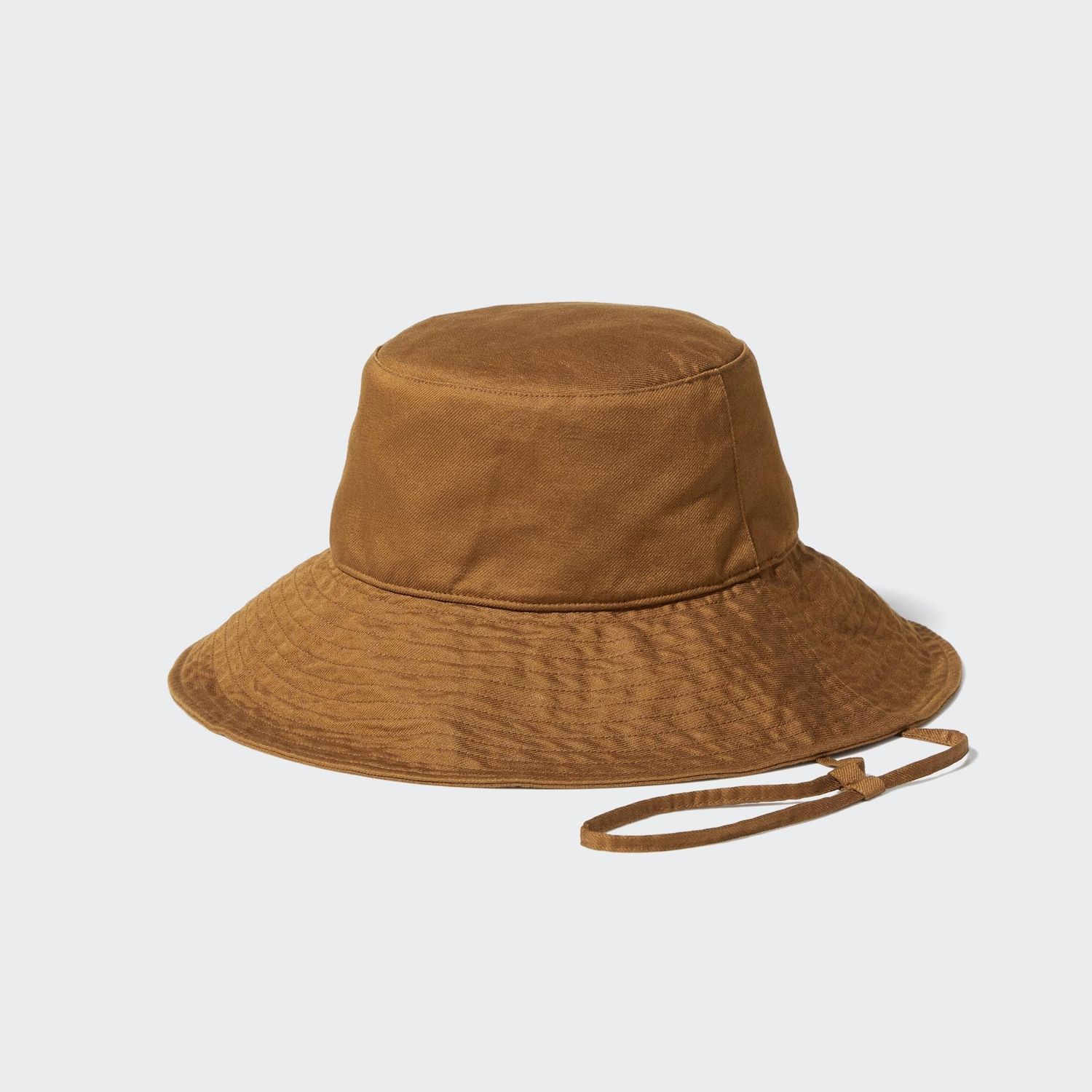 Uv Protection Cotton Linen Wide Brim Hat