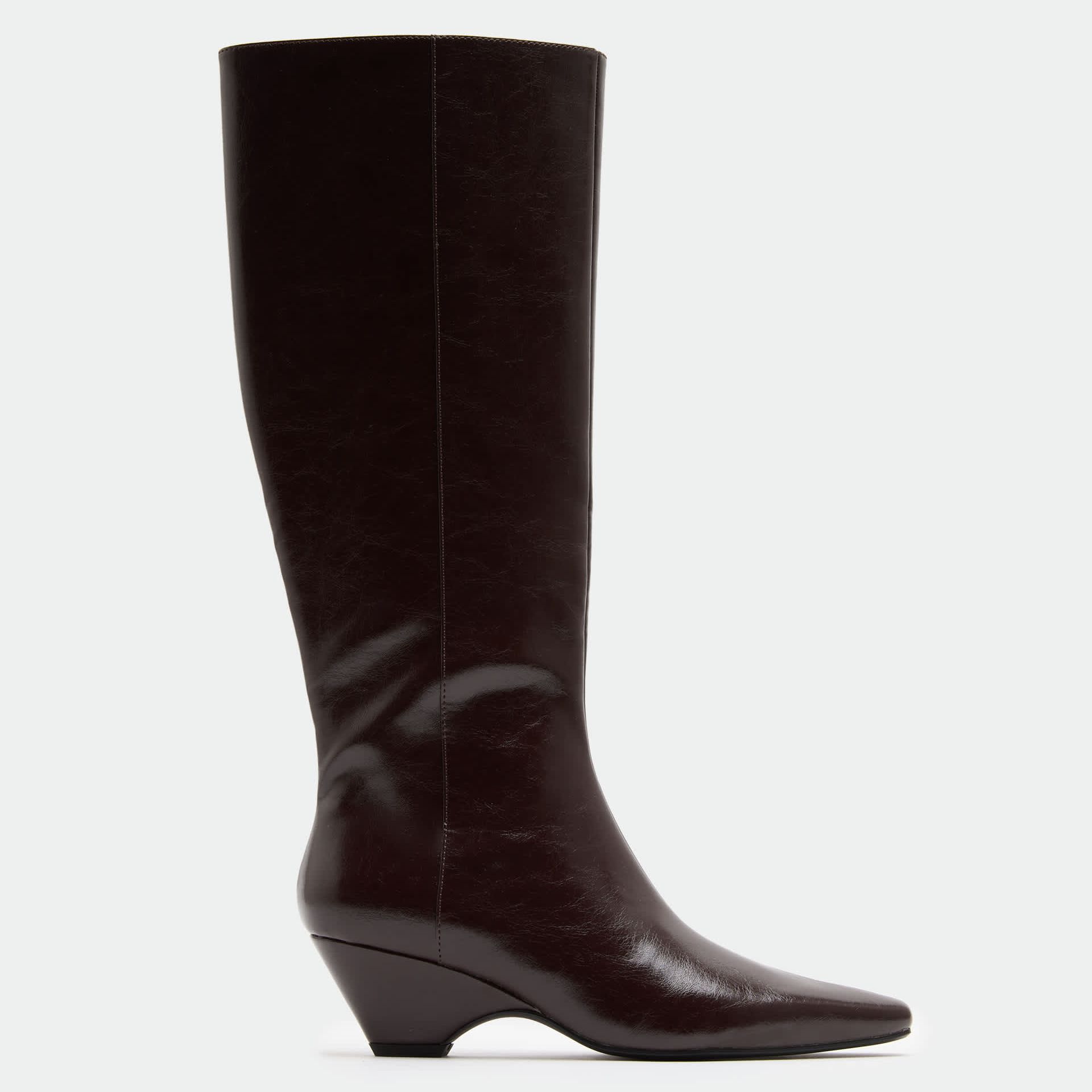 Wedge Knee High Boots