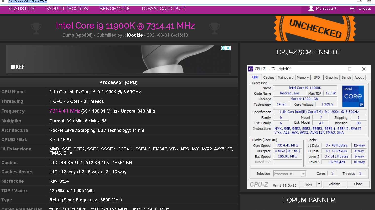 Overclock レン　２枚 SkatterBencher #50: Intel Core i7-13700K Overclocked to