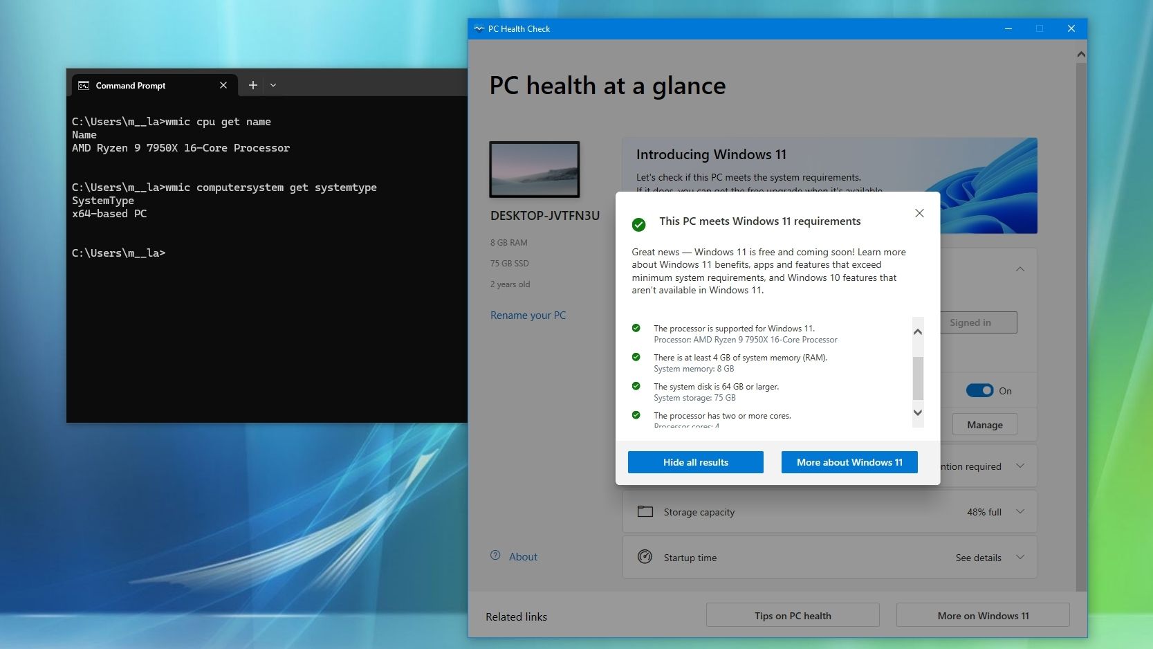 Windows 11 check processor compatibility
