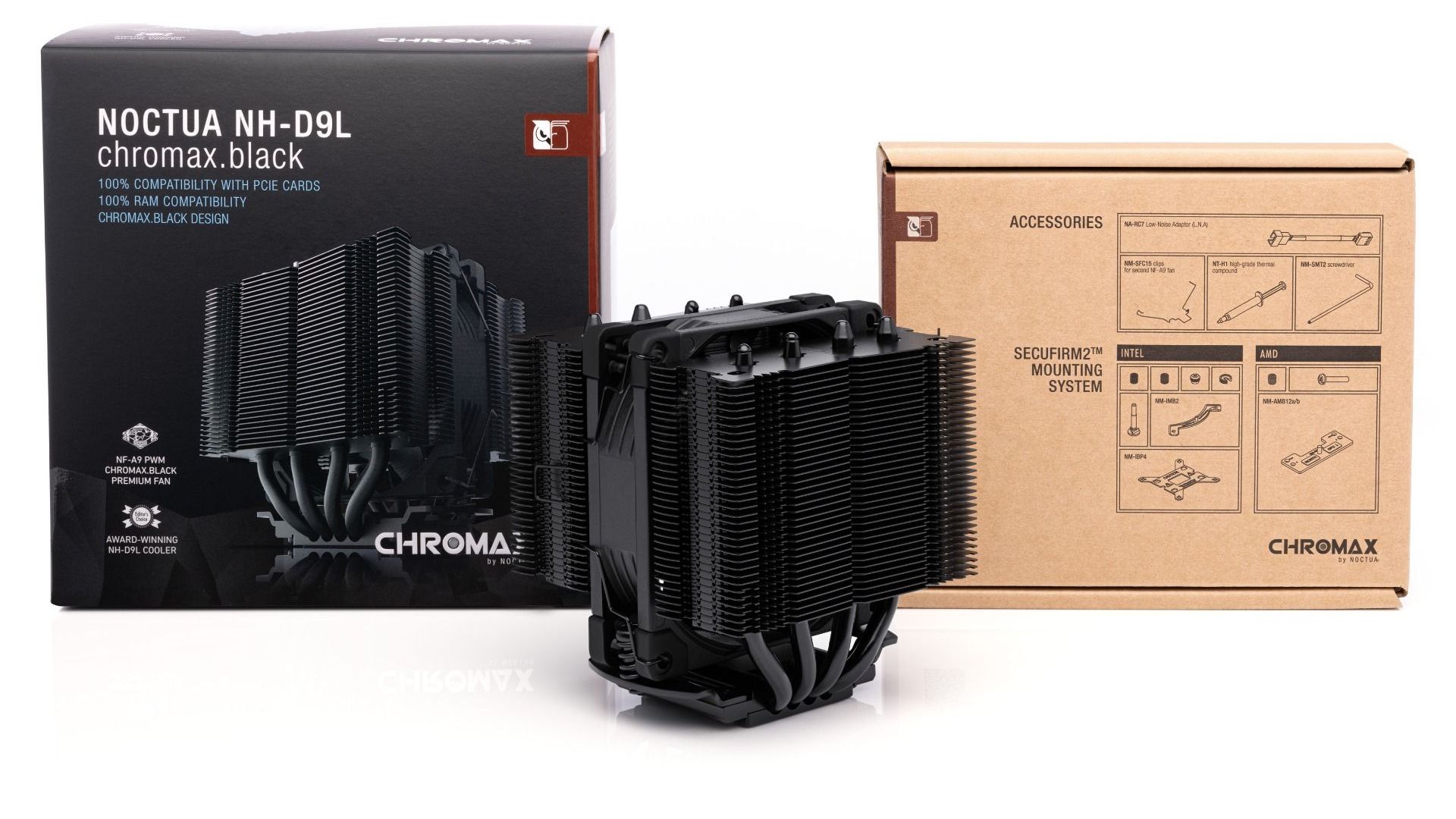 Amazon.co.jp: Noctua NH-D9L chromax.black NF-A9 92mmファン