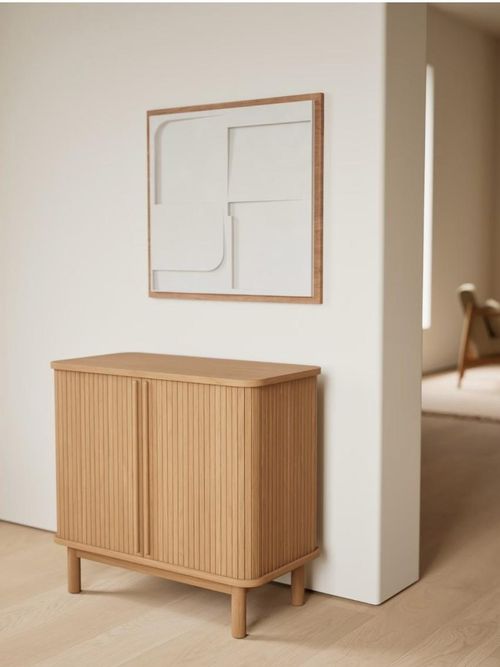 Fluted Compact 2 Door Sideboard