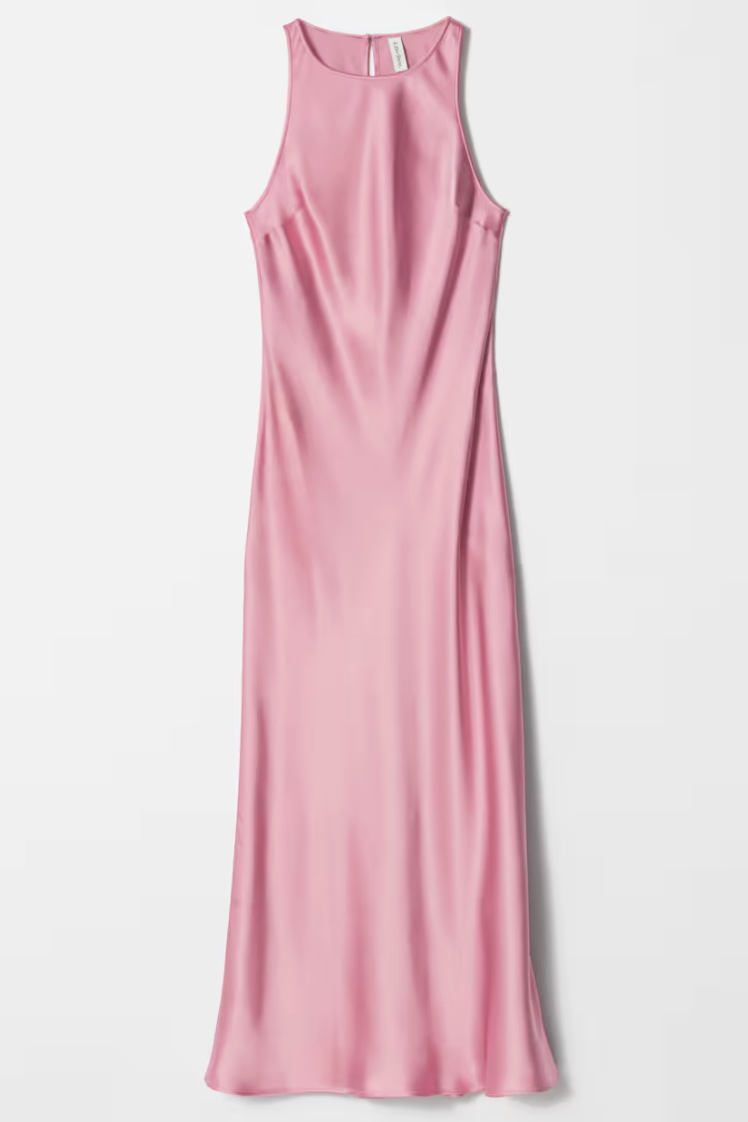 &amp;amp; Other Stories, Sleeveless Satin Midi Dress