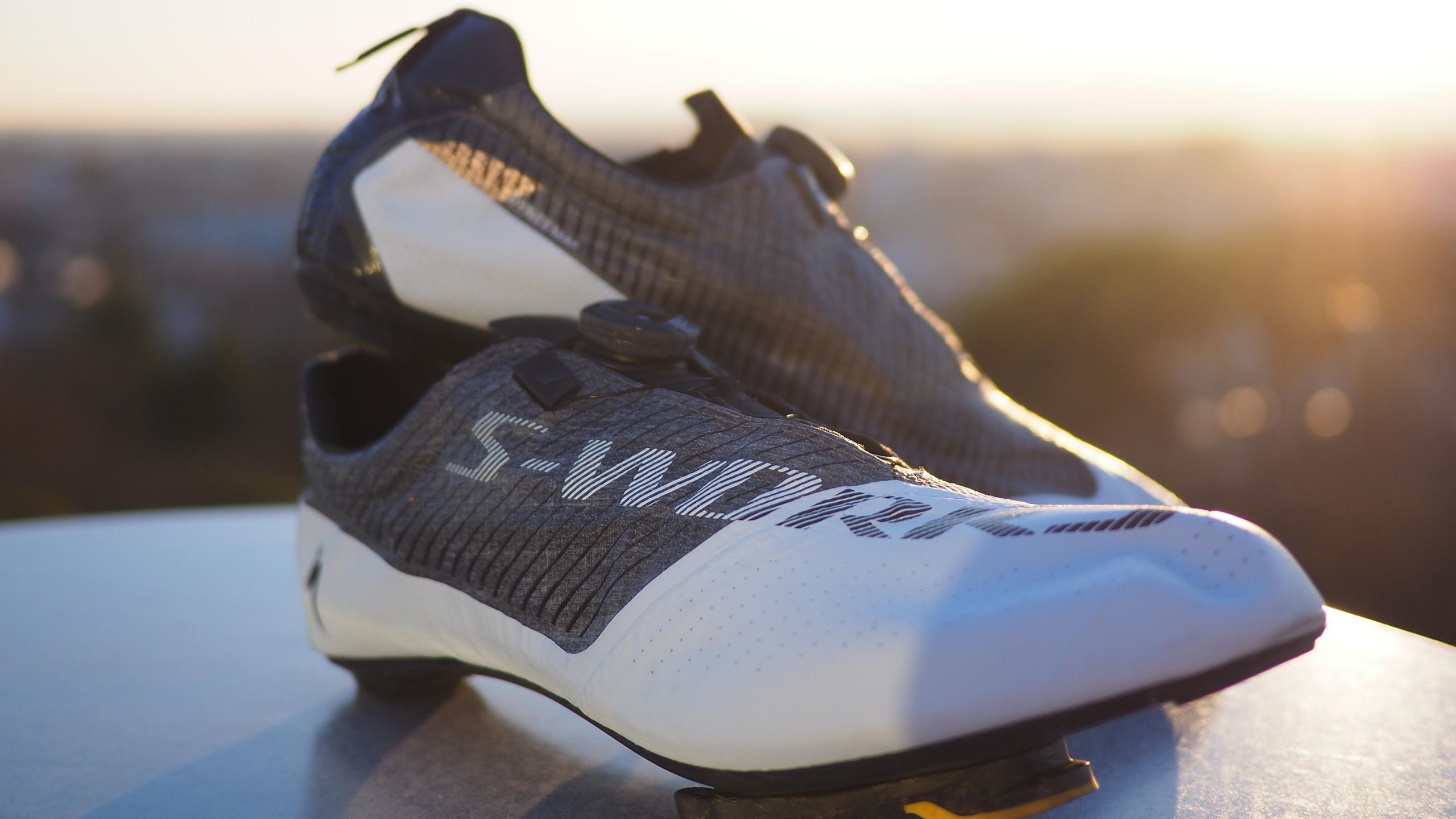 SPECIALIZED S-WORKS EXOS RD シューズ EU40.5 Specialized S-Works Exos Road Shoes - Chainwheel Drive Bicycles