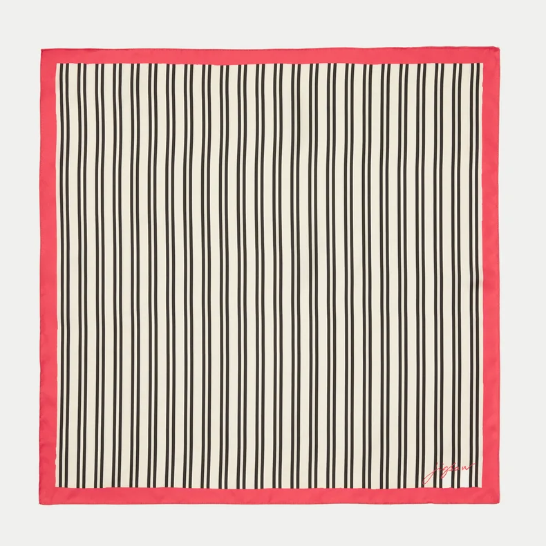 Jigsaw, Stripe Silk Scarf