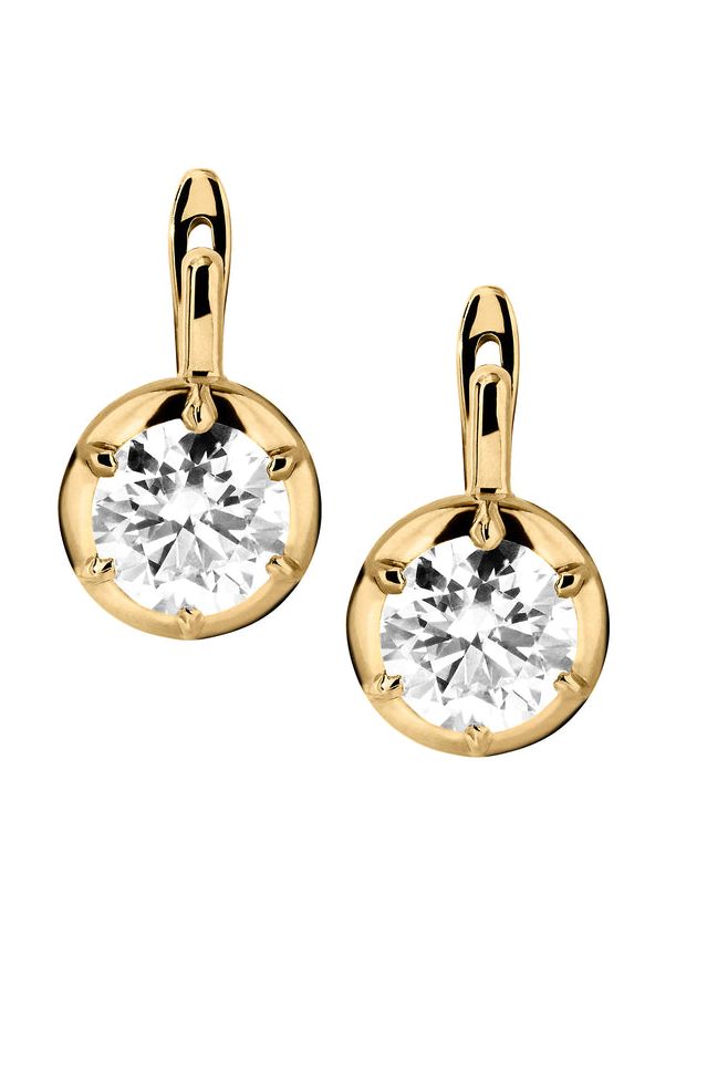 Maxwell Earrings in Moissanite